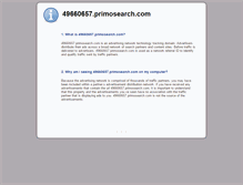Tablet Screenshot of 49660657.primosearch.com