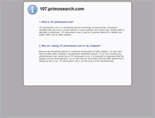 Tablet Screenshot of 107.primosearch.com